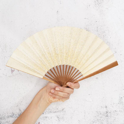 【扇子】女持 箔 桃 本煤竹 | 江戸扇子|雲錦堂 深津扇子店