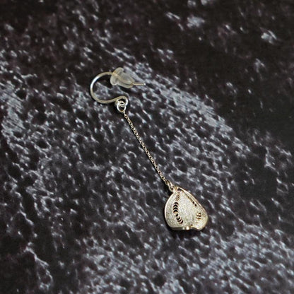 【ピアス】Cherry blossam drop (S) | 銀細工 | CHECOS