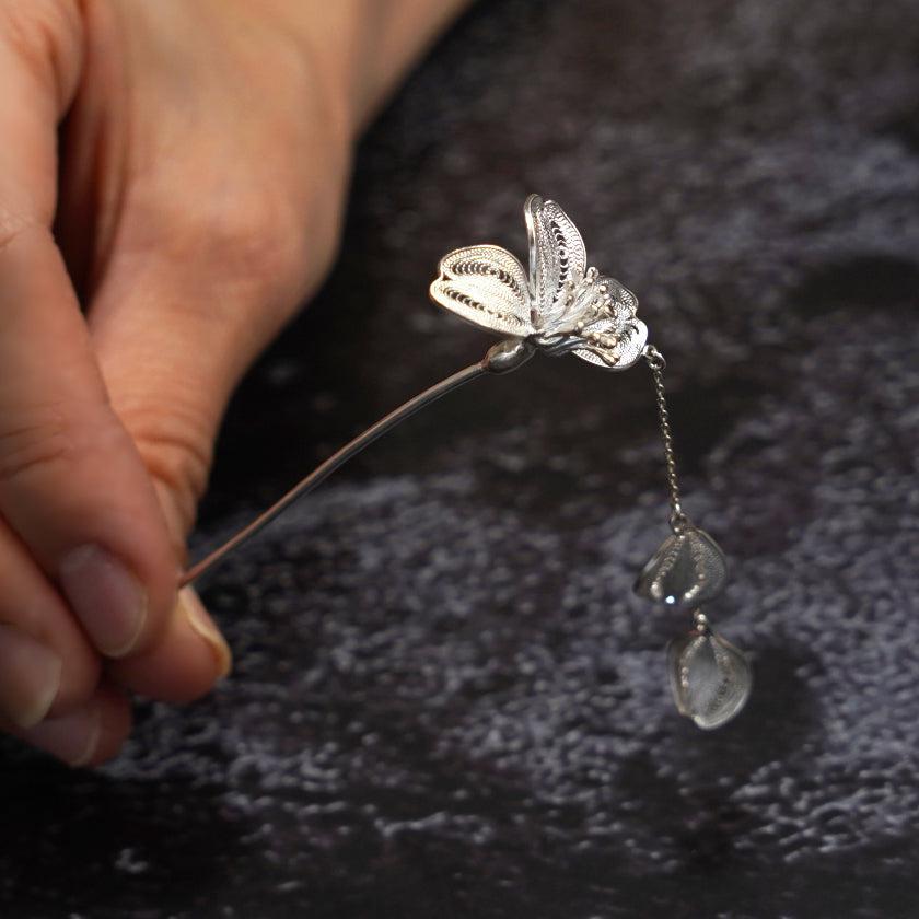 【かんざし】さくらかざし B | 銀細工 | CHECOS