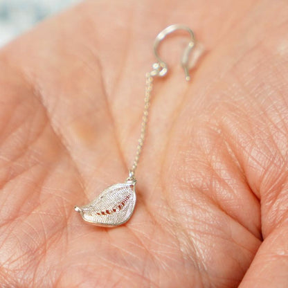 【ピアス】Cherry blossam drop (S) | 銀細工 | CHECOS