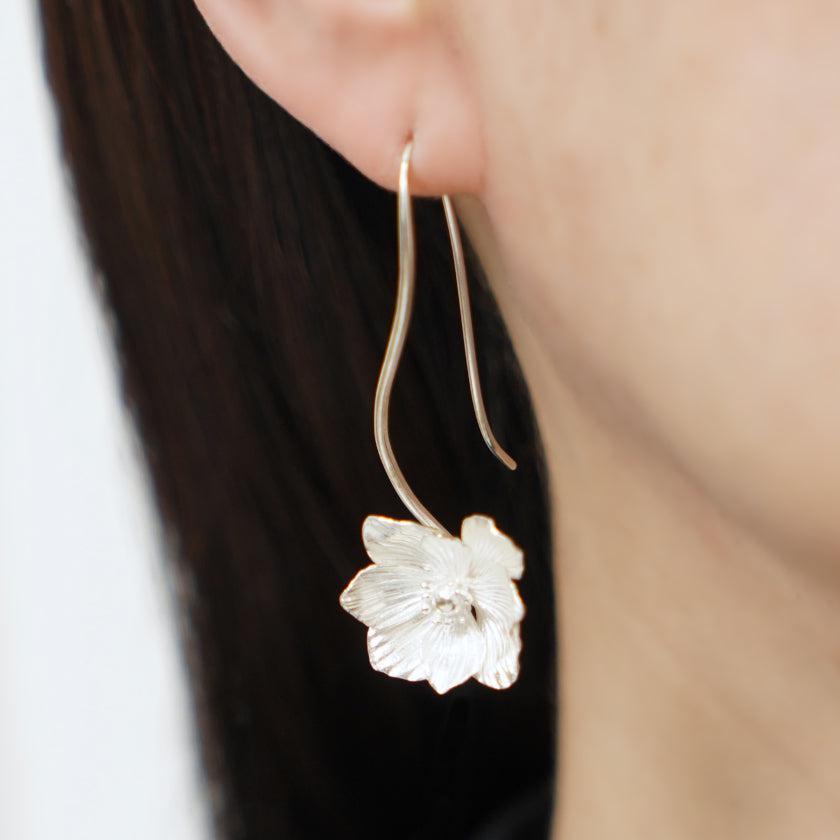 【ピアス】Anemone (L) | 銀細工 | CHECOS