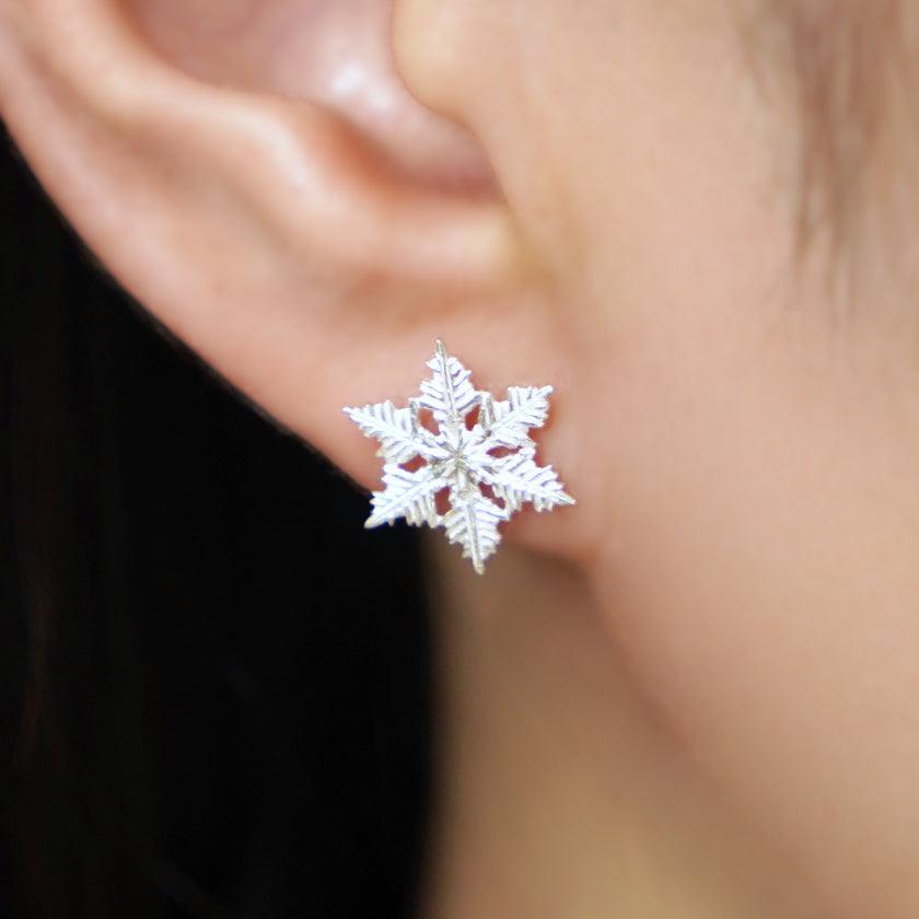 【ピアス】Snowflake | 銀細工 | CHECOS