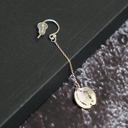 【ピアス】Cherry blossam drop (S) | 銀細工 | CHECOS