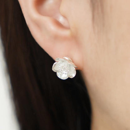 【ピアス】Camellia | 銀細工 | CHECOS