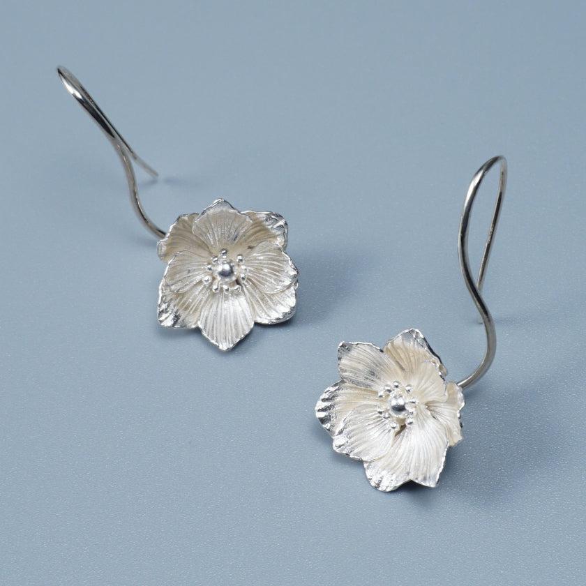【ピアス】Anemone (L) | 銀細工 | CHECOS