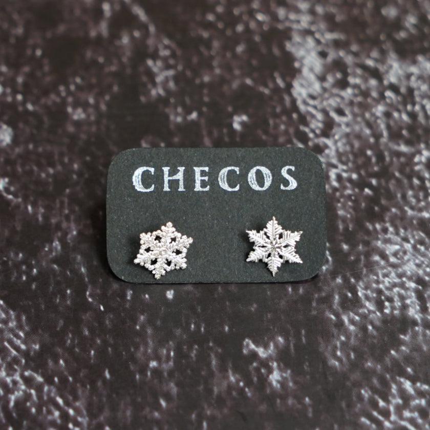 【ピアス】Snowflake | 銀細工 | CHECOS