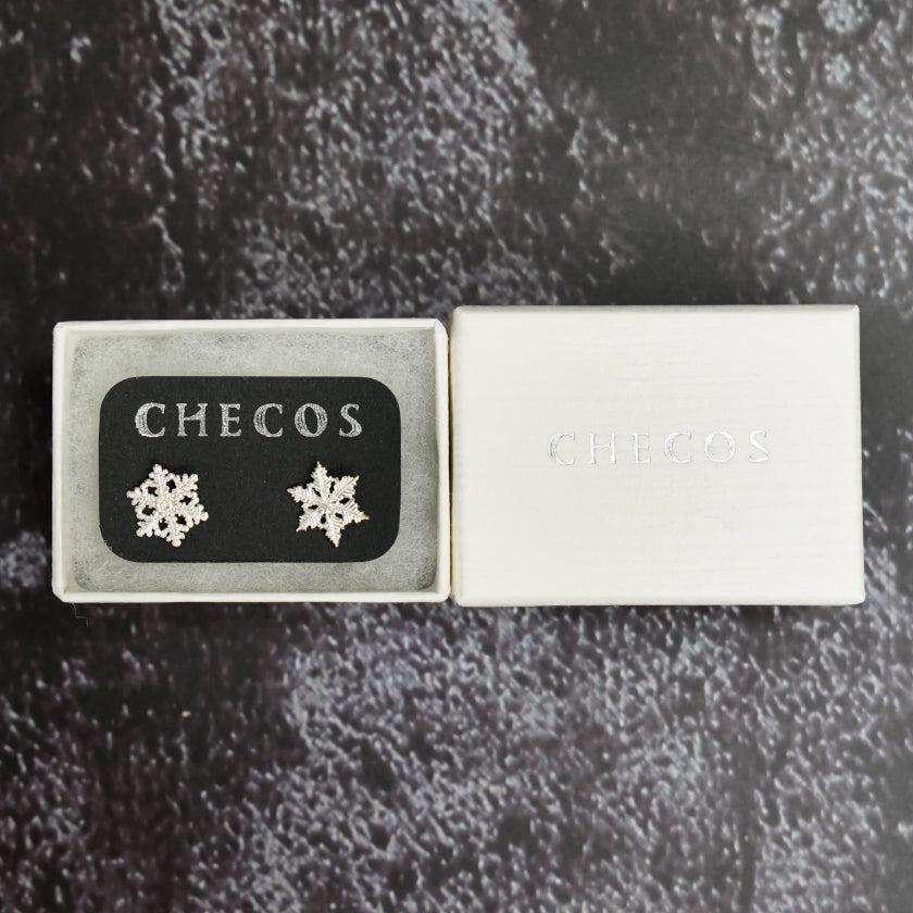 【ピアス】Snowflake | 銀細工 | CHECOS