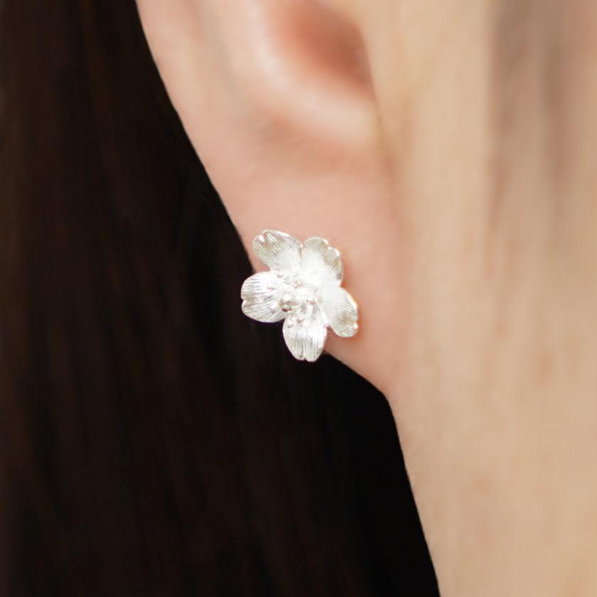 【ピアス】Cherry blossam | 銀細工 | CHECOS