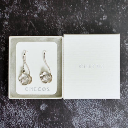 【ピアス】Shirley poppy (L) | 銀細工 | CHECOS