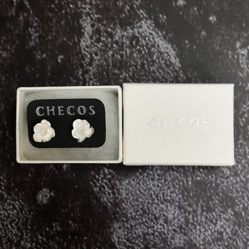 【ピアス】Camellia | 銀細工 | CHECOS