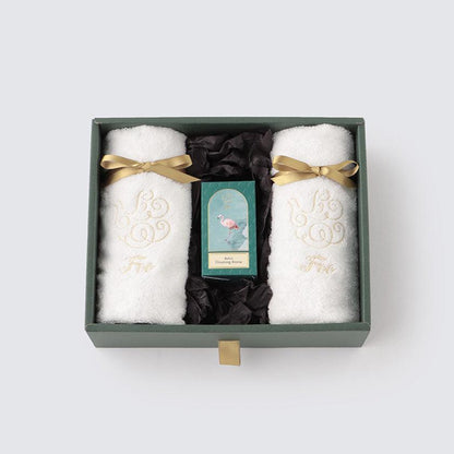 【タオル】ギフトセット (ハンドタオル 2枚 & バスオイル Dreaming Aroma 1本) オーガニックコットン | 今治タオル