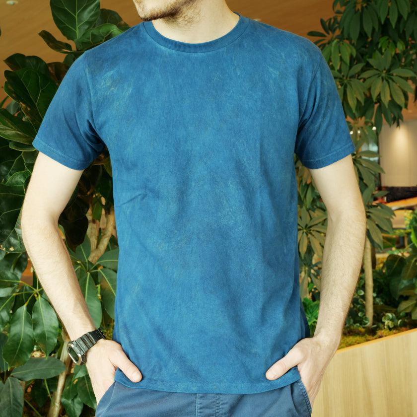 【Tシャツ】天然インディゴ(一色染め)  | 藍染 | インディゴ気仙沼