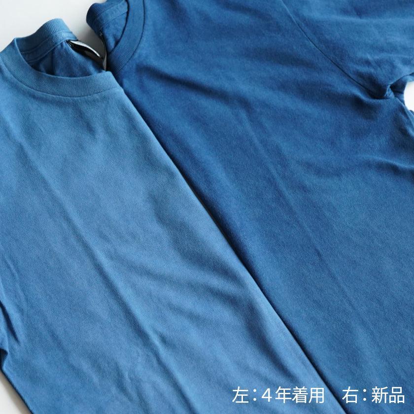 【Tシャツ】天然インディゴ(一色染め)  | 藍染 | インディゴ気仙沼