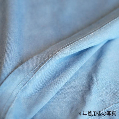 【Tシャツ】天然インディゴ(一色染め)  | 藍染 | インディゴ気仙沼