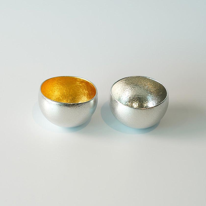 【盃】Kuzushi - Yure - 小 錫・金箔セット | 鋳物 | 能作