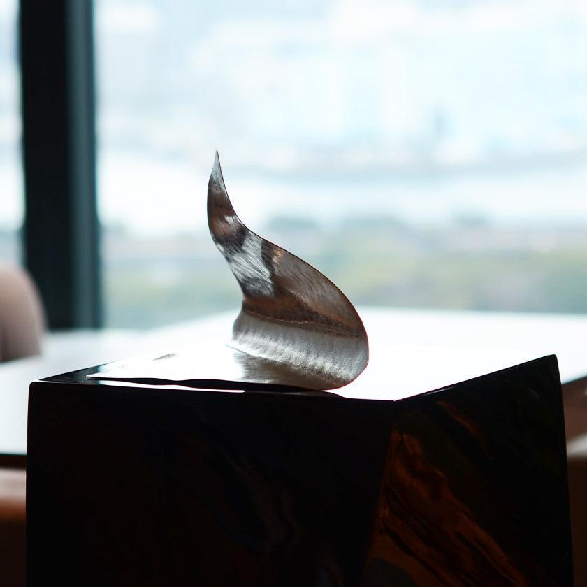 【お皿】すずがみ 24×24cm かざはな | 高岡銅器