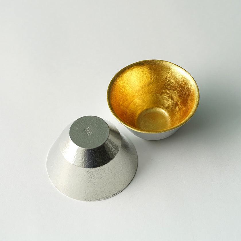 【盃】喜器 (きき) - II 錫・金箔セット | 鋳物 | 能作