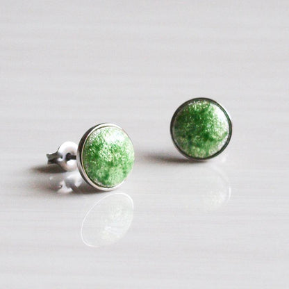 【ピアス】丸 8mm 透 (Suke) 全6色 | 無線銀貼七宝