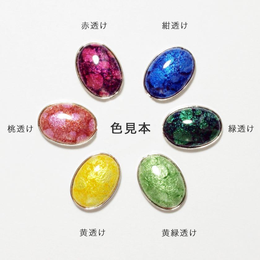 【ピアス】雫透 (Suke) 全6色 | 無線銀貼七宝