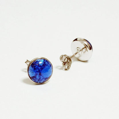 【ピアス】丸 8mm 透 (Suke) 全6色 | 無線銀貼七宝