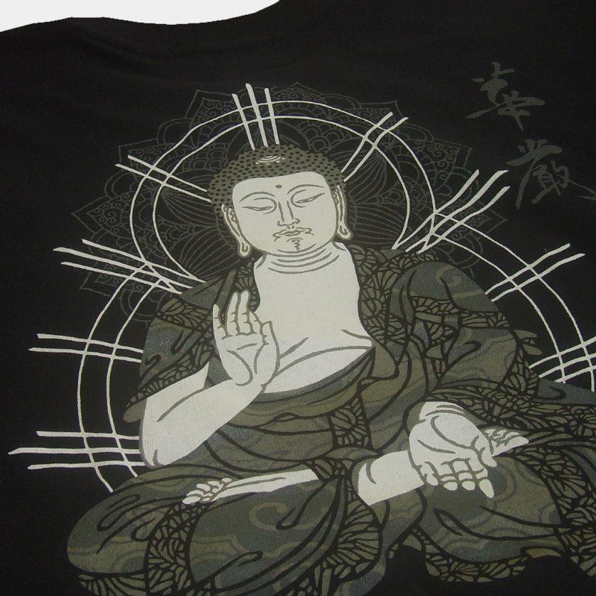 大佛圖案 絲網印花 T恤