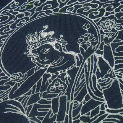 觀音圖案 絲網印刷 T恤