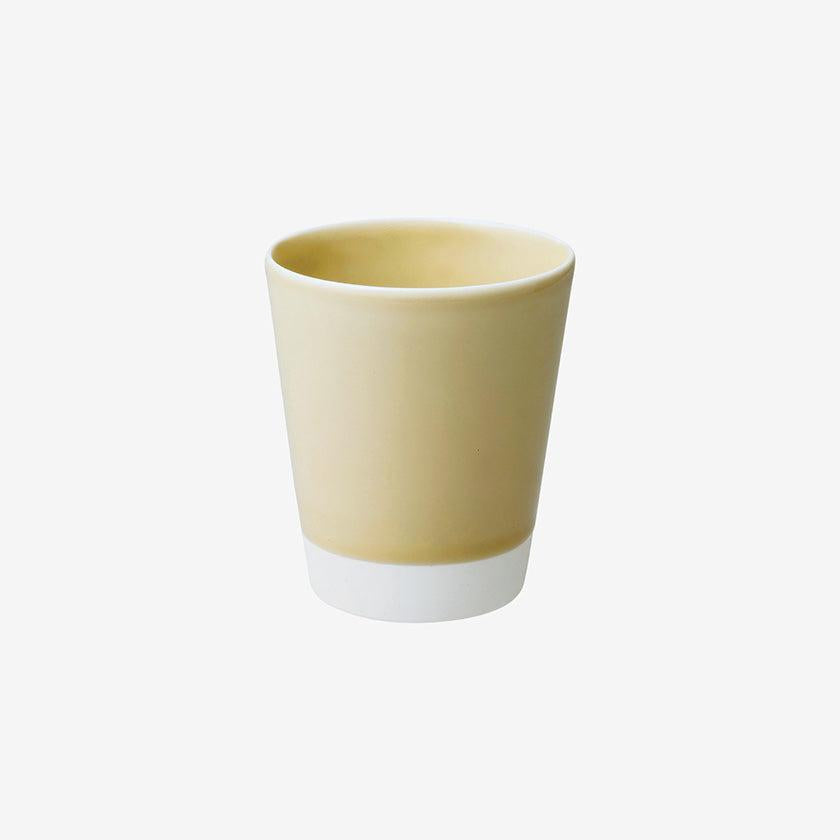 【カップ5個セット】es cup (M) 黄磁釉 | 波佐見焼 | 西海陶器