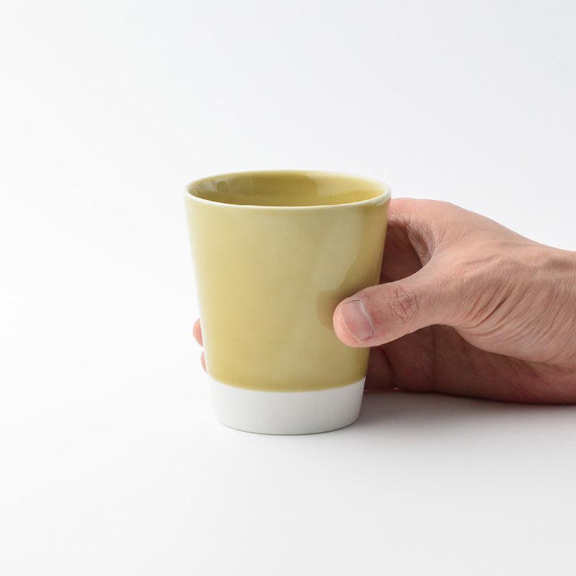 【カップ5個セット】es cup (M) 黄磁釉 | 波佐見焼 | 西海陶器