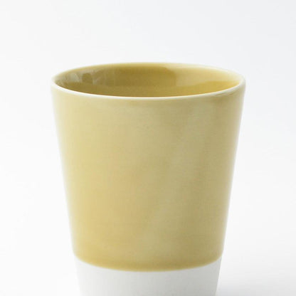 【カップ5個セット】es cup (M) 黄磁釉 | 波佐見焼 | 西海陶器