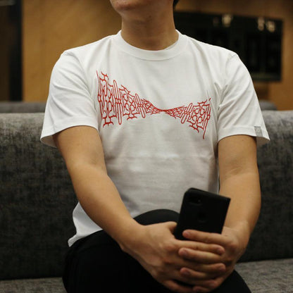 Ioll 白色 阿伊努工藝圖案 T恤