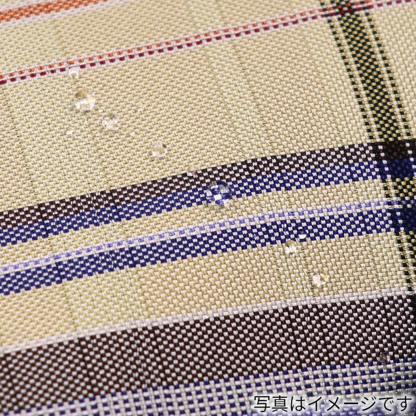 【ポーチ】撥水加工 西陣織シルク がばっと開くアクセサリーポーチ マルチチェック (アッシュグレー) | 西陣織 | Atelier Kyoto Nishijin