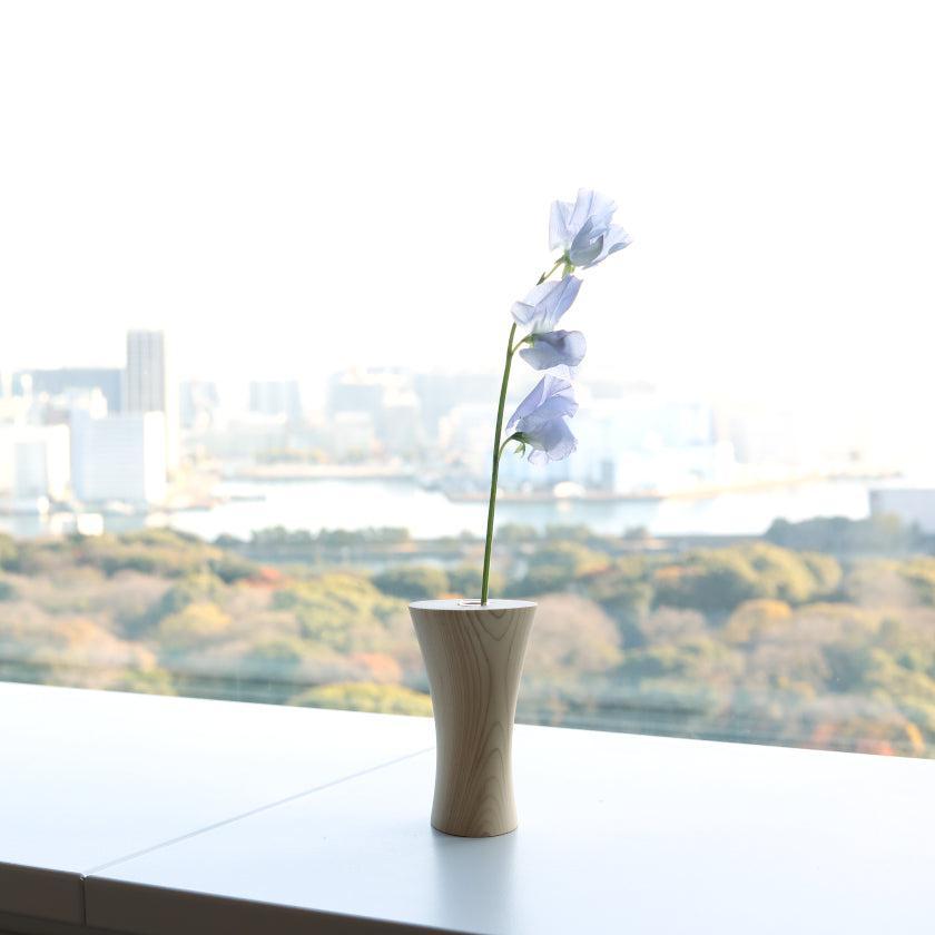 【花瓶】一輪挿し (エリプス) | 木工 | 木の幸