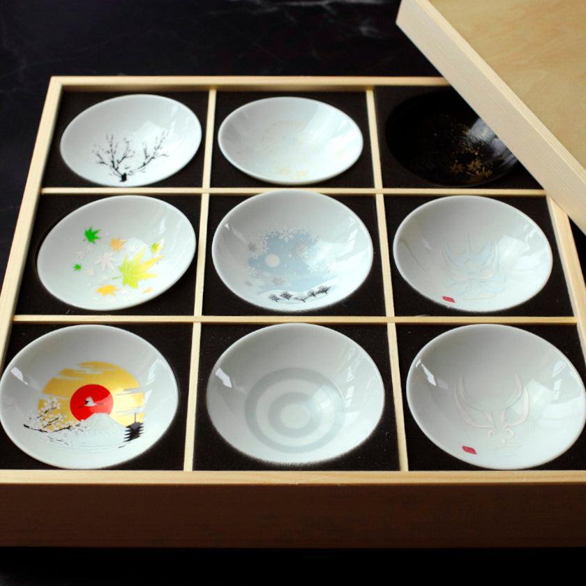 【平盃9点セット】冷感 日本伝統 | 美濃焼 | 丸モ高木陶器