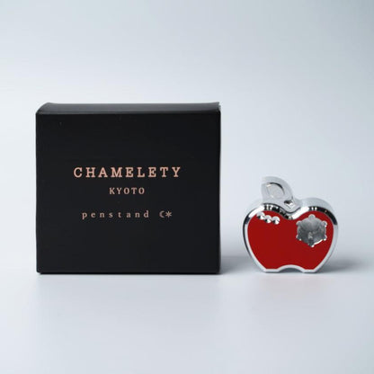 【ペン立て】赤いリンゴ Chamelety | 金属加工 | 速水製作所