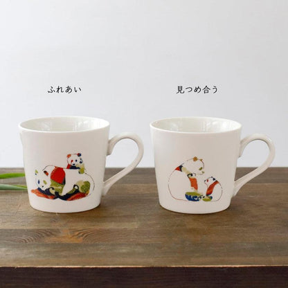 【マグカップ】温感 親子パンダ | 美濃焼 | 丸モ高木陶器