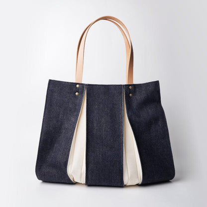 【トートバッグ】ougi denim WH | 布アート | KOSHO