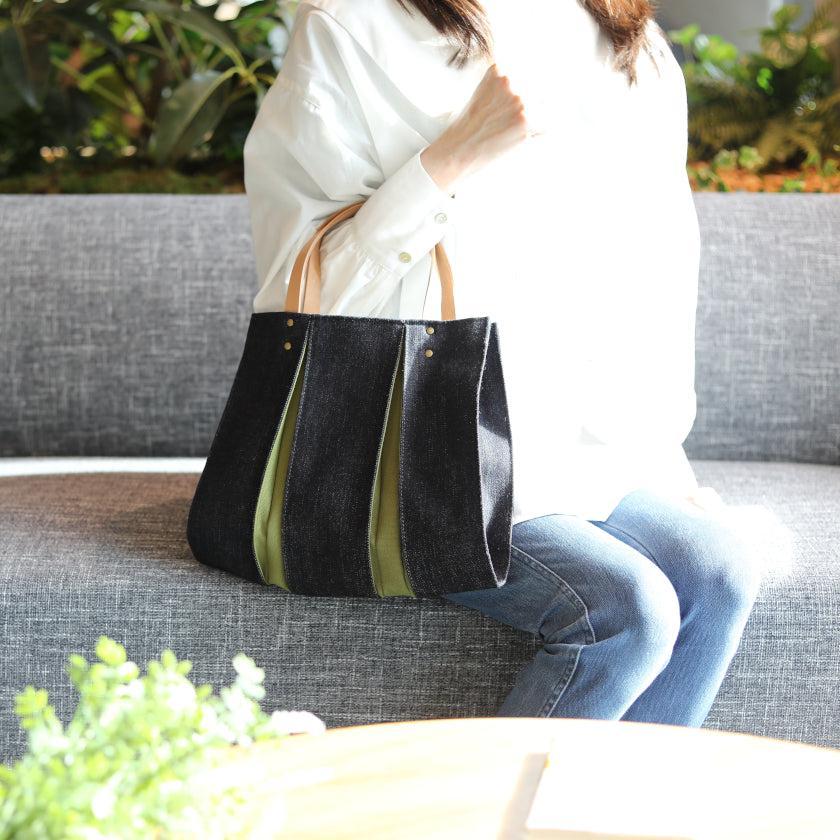 【トートバッグ】ougi denim CH | 布アート | KOSHO