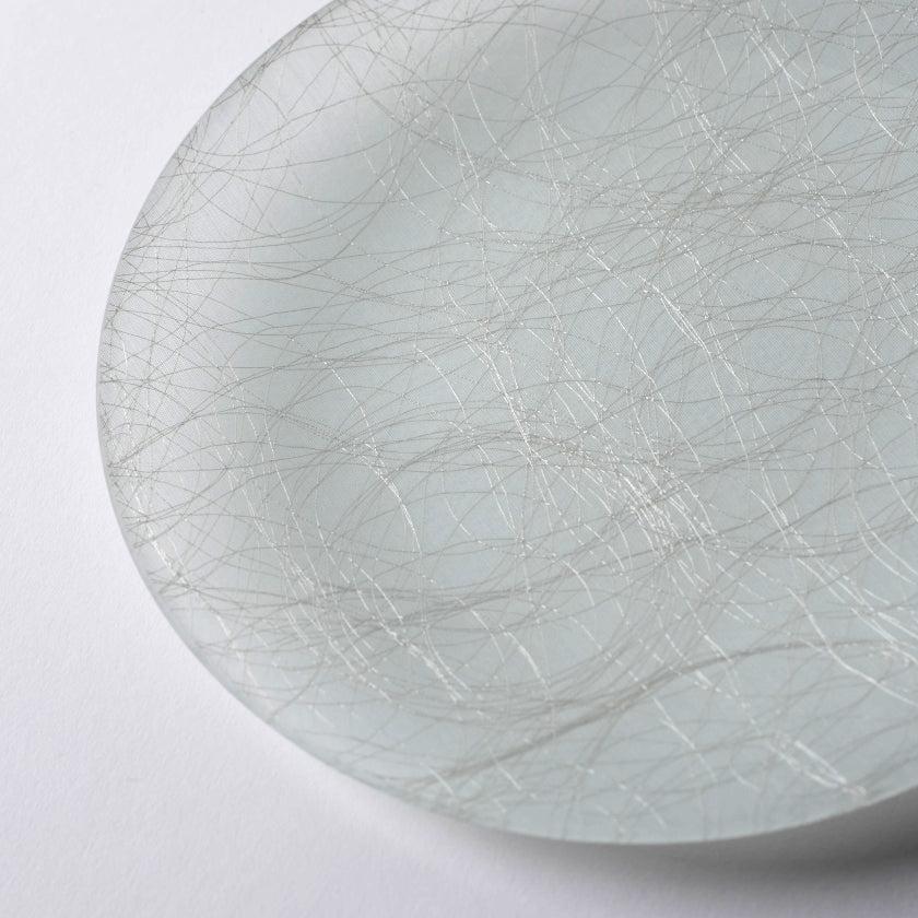 【皿2枚セット】丸皿 22cm 100金 & 銀 | 西陣織 | 江村商店