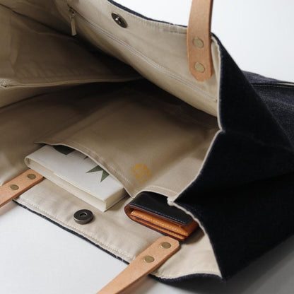 【トートバッグ】ougi denim WH | 布アート | KOSHO