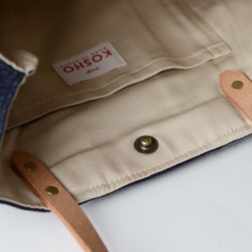 【トートバッグ】ougi denim CH | 布アート | KOSHO