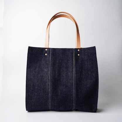 【トートバッグ】ougi denim WH | 布アート | KOSHO