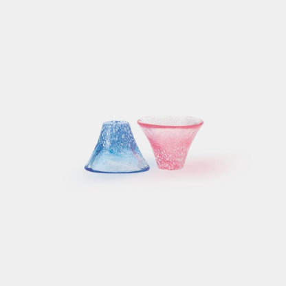 【冷酒セット】富士山冷酒杯&徳利 (青・赤・徳利) | 丸モ高木陶器