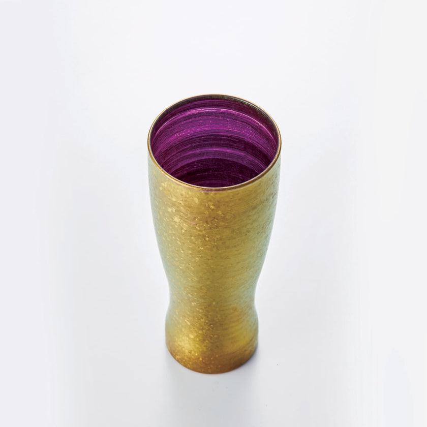 【タンブラー】宝石グラス ゴールド | 丸モ高木陶器