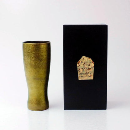 【タンブラー】宝石グラス ゴールド | 丸モ高木陶器
