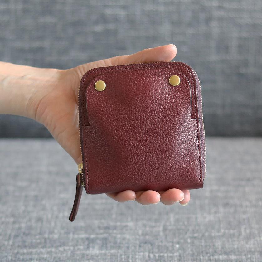 【本革キーケース】SMART MOVE! -type1 | アナログキーポケットタイプ- Burgundy Red (蘇芳の水鏡) | 革加工 | RAKUKEI