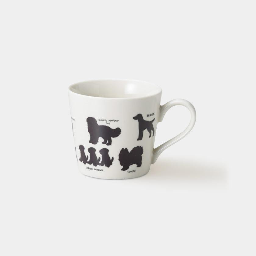 【マグカップ】温感 ゆる犬3 ダルメシアン他 | 美濃焼 | 丸モ高木陶器