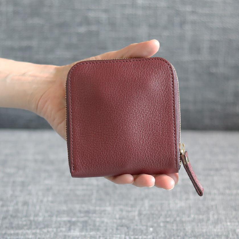 【本革キーケース】SMART MOVE! -type1 | アナログキーポケットタイプ- Burgundy Red (蘇芳の水鏡) | 革加工 | RAKUKEI