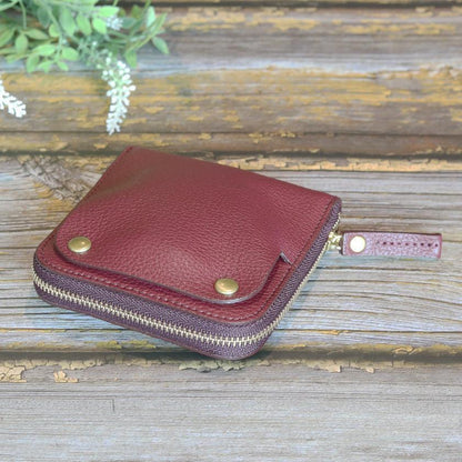 【本革キーケース】SMART MOVE! -type1 | アナログキーポケットタイプ- Burgundy Red (蘇芳の水鏡) | 革加工 | RAKUKEI