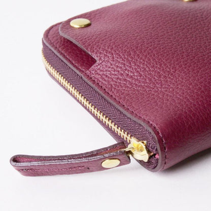 【本革キーケース】SMART MOVE! -type1 | アナログキーポケットタイプ- Burgundy Red (蘇芳の水鏡) | 革加工 | RAKUKEI