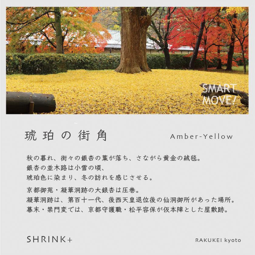【本革キーケース】SMART MOVE! -type1 | アナログキーポケットタイプ- Amber Yellow (琥珀の街角) | 革加工 | RAKUKEI